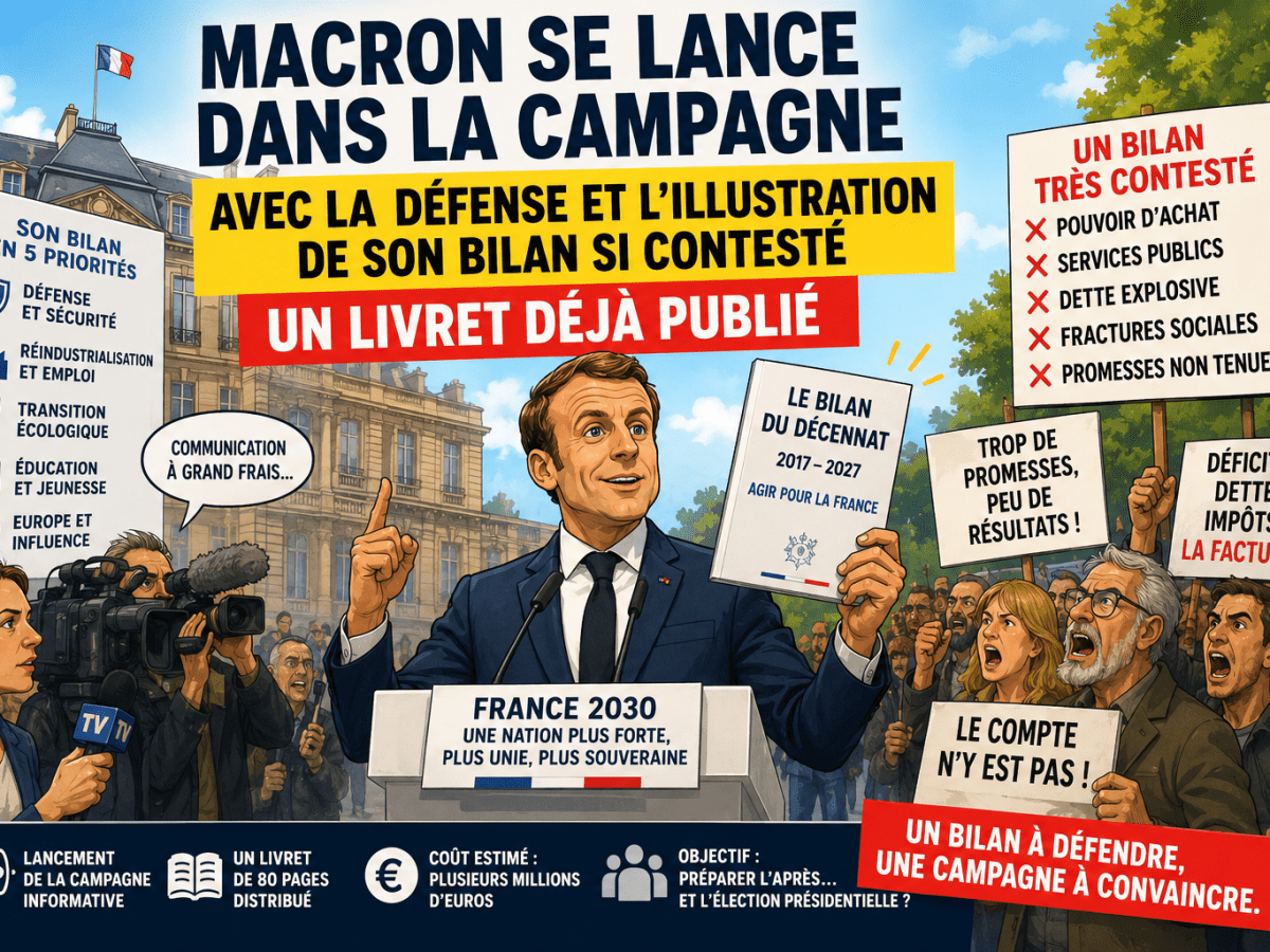BILAN – MACRON PAR LUI-MÊME (PARTIE 2) : L’OBSESSION D’IMPOSER UN RÉCIT … MALGRÉ LES COLÈRES, ÉCHECS,&nbsp;BLOCAGES